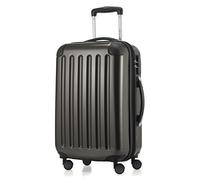HAUPTSTADTKOFFER - Alex R2 - Equipaje de mano, Maleta rígida, Trolley expandible, 4 ruedas dobles, 55 cm, 42 litros, Grafito
