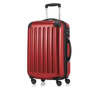 HAUPTSTADTKOFFER - Alex R2 - Equipaje de Mano, Maleta rígida, Trolley expandible, 4 Ruedas Dobles, 55 cm, 42 litros, Rojo