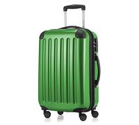 HAUPTSTADTKOFFER - Alex R2 - Equipaje de Mano, Maleta rígida, Trolley expandible, 4 Ruedas Dobles, 55 cm, 42 litros, Verde