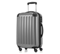 HAUPTSTADTKOFFER - Alex R2 - Equipaje de mano, Maleta rígida, Trolley expandible, 4 ruedas dobles, 55 cm, 42 litros, Plata