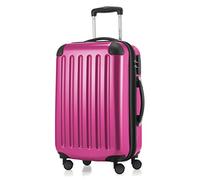 HAUPTSTADTKOFFER Alex Maleta de Cabina 55x38x23 cm, 42 L, Cerradura de Combinación, Trolley Rígido Expandible PC/ABS, 3,2 kg, 4 Ruedas Dobles, Magenta