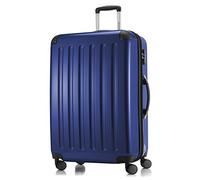 HAUPTSTADTKOFFER - Alex Tsa R2 - Equipaje de mano, Maleta rígida, Trolley expandible, 4 ruedas dobles, TSA, 55 cm, 42 litros, Azul oscuro