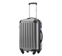 Hauptstadtkoffer Alex Trolley rígido con cierre TSA, 42 litros, 55 x 35 x 20 cm, Plateado