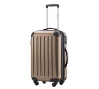 HAUPTSTADTKOFFER Alex Maleta de Cabina 55x38x23 cm, 42 L, Cerradura TSA, Trolley Rígido Expandible PC/ABS, 3,2 kg, 4 Ruedas Dobles, Champán