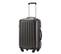 HAUPTSTADTKOFFER Alex Maleta de Cabina 55x38x23 cm, 42 L, Cerradura TSA, Trolley Rígido Expandible PC/ABS, 3,2 kg, 4 Ruedas Dobles, Grafito