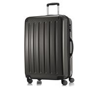 HAUPTSTADTKOFFER Alex Maleta de Cabina 55x38x23 cm, 42 L, Cerradura TSA, Trolley Rígido Expandible PC/ABS, 3,2 kg, 4 Ruedas Dobles, Grafito