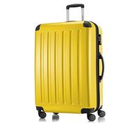HAUPTSTADTKOFFER - Alex - Maleta Rígida Equipaje Grande, Candado TSA, Trolley con 4 Ruedas multidireccionalr, TSA, 75 cm, 119 litros, Amarillo