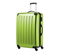 HAUPTSTADTKOFFER - Alex - Maleta Rígida Equipaje Grande, Trolley con 4 Ruedas multidireccional, 75 cm, 119 litros, Colore Mela Verde