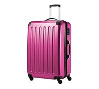HAUPTSTADTKOFFER - Alex - Maleta Rígida Equipaje Grande, Trolley con 4 Ruedas multidireccional, 75 cm, 119 litros, Colore Magenta