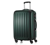 HAUPTSTADTKOFFER - Alex - Maleta Rígida Equipaje Mediano, Trolley con 4 Ruedas multidireccional, 65 cm, 74 litros, Colore Verde foresta