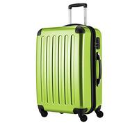 HAUPTSTADTKOFFER - Alex - Maleta Rígida Equipaje Mediano, Trolley con 4 Ruedas multidireccional, 65 cm, 74 litros, Colore Mela Verde