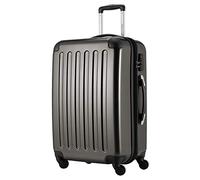 HAUPTSTADTKOFFER Alex Maleta Rígida Expandible 65 cm (74 L) con Cerradura de Combinación, Trolley de Viaje Robusto con 4 Ruedas Dobles, Grafito