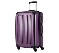 HAUPTSTADTKOFFER Alex Maleta Rígida Expandible 65 cm (74 L) con Cerradura de Combinación, Trolley de Viaje Robusto con 4 Ruedas Dobles, Púrpura