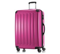 HAUPTSTADTKOFFER Alex Maleta Rígida Expandible 75 cm (119 L) con Cerradura TSA, Trolley de Viaje Robusto con 4 Ruedas Dobles, Magenta