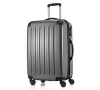 HAUPTSTADTKOFFER - Alex R2 - Equipaje de Viaje, Maleta rígida, Trolley expandible, 4 Ruedas Dobles, 65 cm, 74 litros, Titanio
