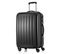HAUPTSTADTKOFFER - Alex R2 - Equipaje de viaje, Maleta rígida, Trolley expandible, 4 ruedas dobles, 65 cm, 74 litros, Negro