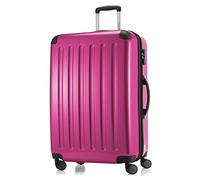 HAUPTSTADTKOFFER - Alex R2 - Equipaje de viaje, Maleta rígida, Trolley expandible, 4 ruedas dobles, 75 cm, 119 litros, Magenta