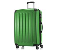 HAUPTSTADTKOFFER - Alex R2 - Equipaje de Viaje, Maleta rígida, Trolley expandible, 4 Ruedas Dobles, 75 cm, 119 litros, Verde