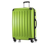 HAUPTSTADTKOFFER - Alex R2 - Equipaje de Viaje, Maleta rígida, Trolley expandible, 4 Ruedas Dobles, 75 cm, 119 litros, Manzana Verde