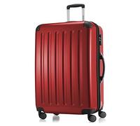 HAUPTSTADTKOFFER - Alex R2 - Equipaje de viaje, Maleta rígida, Trolley expandible, 4 ruedas dobles, 75 cm, 119 litros, Rojo