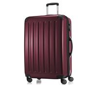 HAUPTSTADTKOFFER - Alex R2 - Equipaje de Viaje, Maleta rígida, Trolley expandible, 4 Ruedas Dobles, 75 cm, 119 litros, borgoña
