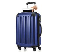 HAUPTSTADTKOFFER - Alex Tsa R2 - Equipaje de mano con compartimento para portátil, maleta rígida, 4 ruedas dobles, TSA, 55 cm, 42 litros, Azul oscuro