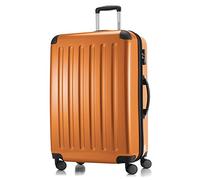 HAUPTSTADTKOFFER - Alex Tsa R2 - Equipaje de viaje, Maleta rígida, Trolley expandible, 4 ruedas dobles, TSA, 75 cm, 119 litros, Naranja