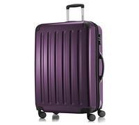 HAUPTSTADTKOFFER - Alex Tsa R2 - Equipaje de viaje, Maleta rígida, Trolley expandible, 4 ruedas dobles, TSA, 75 cm, 119 litros, Púrpura