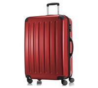 HAUPTSTADTKOFFER - Alex Tsa R2 - Equipaje de viaje, Maleta rígida, Trolley expandible, 4 ruedas dobles, TSA, 75 cm, 119 litros, Rojo