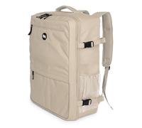 Hauptstadtkoffer blnbag M6 - Mochila para equipaje de a bordo, 55 x 40 x 20 cm, compartimento para portátil, mochila de viaje para avión, resistente, 44 L máx, champán, Minimalista