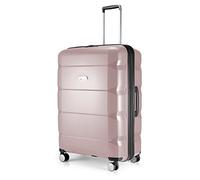 HAUPTSTADTKOFFER - BRITZ - Maleta Talla Grande, Trolley rígido expansible, Equipaje 4 Ruedas, Super Ligero, 75 cm, 115 L - Rosa Viejo