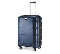 Hauptstadtkoffer - Britz - Neceser Beautycase, Azul Oscuro, 66 cm + Laptop, Maletín con Ruedas para portátil