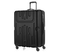 HAUPTSTADTKOFFER - Havel - Maleta rígida Ligera, Trolley, 4 rudeas, ABS, TSA, 73 cm, 111 L, Negro