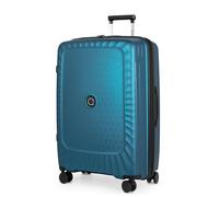 HAUPTSTADTKOFFER Kotti - Maleta rígida Grande, TSA, 4 Ruedas, PP (Reciclado), Equipaje facturable con ampliación de Volumen de 3 cm, 74 cm, 108 litros, Azul Real