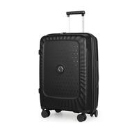 HAUPTSTADTKOFFER Kotti - Maleta rígida Mediana, TSA, 4 Ruedas, PP (Reciclado), Equipaje facturable con ampliación de Volumen de 3 cm, 65 cm, 69 L, Negro