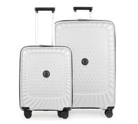 Hauptstadtkoffer Kotti TSA - Maleta rígida con ruedas, 4 ruedas, Blanco, Set S+L, Juego de maletas