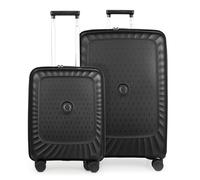 Hauptstadtkoffer Kotti TSA - Maleta rígida con ruedas, 4 ruedas, Negro , Set S+L, Juego de maletas