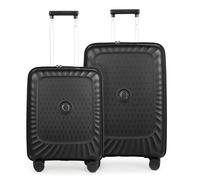 Hauptstadtkoffer Kotti TSA - Maleta rígida con ruedas, 4 ruedas, Negro , Set S+M, Juego de maletas