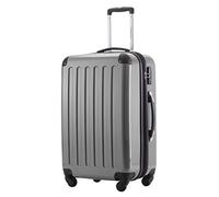 HAUPTSTADTKOFFER - Maleta rígida con Cierre TSA, Color Plata, Talla 74 litros, 65 x 41 x 26 cm