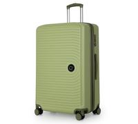 HAUPTSTADTKOFFER Mitad - Maleta rígida Grande TSA, 4 Ruedas, Equipaje Check-in con ampliación de Volumen de 8 cm, 77 cm, 130 litros, Kiwi, Kiwi, 77 cm, Maleta