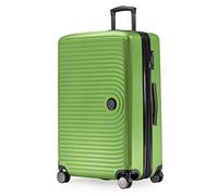 HAUPTSTADTKOFFER Mitte - Equipaje de Mano 55x40x23, TSA, 4 Ruedas, Maleta de Viaje, Rígida, con Ruedas, de Mano, de Cabina, Manzana Verde