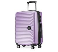 HAUPTSTADTKOFFER Mitte - Equipaje de Mano 55x40x23, TSA, 4 Ruedas, Maleta de Viaje, Rígida, con Ruedas, de Mano, de Cabina, Lila