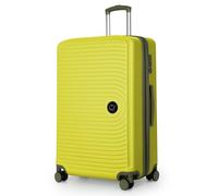 HAUPTSTADTKOFFER - MITTE - Grande Maleta, Extensible, Equipaje rígido con ampliación de Volumen de 8 cm, TSA, 4 Ruedas Dobles engomadas, 77 cm, 130 litres, Lemon