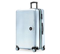 HAUPTSTADTKOFFER - MITTE - Grande Maleta, Extensible, Equipaje rígido con ampliación de Volumen de 8 cm, TSA, 4 Ruedas Dobles engomadas, 77 cm, 130 litres, Pool Blue
