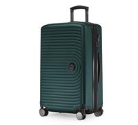 HAUPTSTADTKOFFER - MITTE - Maleta Mediana, Extensible, Equipaje rígido con ampliación de Volumen de 8 cm, TSA, 4 Ruedas Dobles engomadas, 68 cm, 88 litros, Verde Bosque