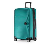HAUPTSTADTKOFFER Mitte - Maleta Rígida Mediana, TSA, 4 Ruedas, Equipaje Facturable con Ampliación de Volumen de 8 cm, 68 cm, 88 L, Turquesa