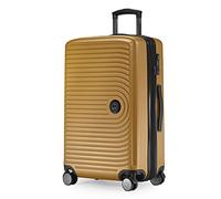 HAUPTSTADTKOFFER Mitte - Maleta Rígida Mediana, TSA, 4 Ruedas, Equipaje Facturable con Ampliación de Volumen de 8 cm, 68 cm, 88 L, Oro de Otoño