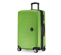 HAUPTSTADTKOFFER - MITTE - Maleta Mediana, Extensible, Equipaje rígido con ampliación de Volumen de 8 cm, TSA, 4 Ruedas Dobles engomadas, 68 cm, 88 litros, Manzana Verde