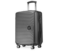 HAUPTSTADTKOFFER Mitte - Equipaje de Mano 55x40x23, TSA, 4 Ruedas, Maleta de Viaje, Rígida, con Ruedas, de Mano, de Cabina, Grafitos