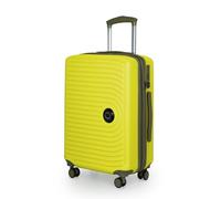HAUPTSTADTKOFFER - MITTE - Maleta Trolley para Cabina 55x40x23 cm, Extensible, Equipaje de Mano con ampliación de Volumen de 8 cm, TSA, 4 Ruedas Dobles engomadas, 55 cm, 55 litros, Lemon